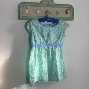 Lands end cotton floral sleeveless girls top size 14